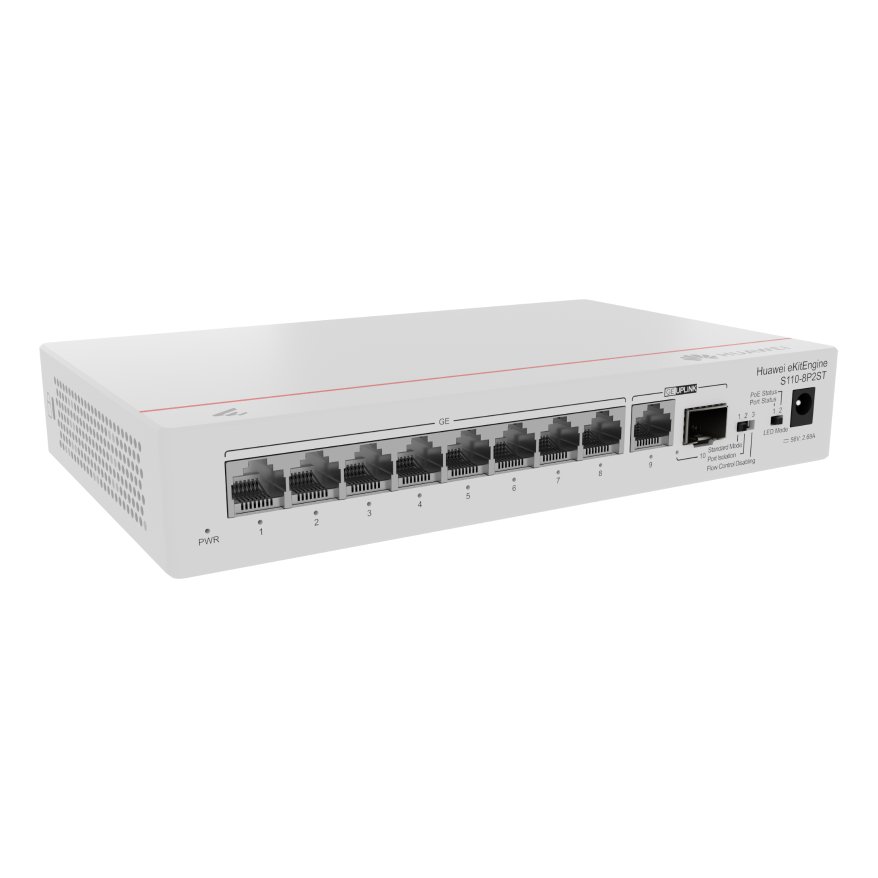 Huawei eKitEngine S110-8P2ST Unmanaged Switch, 8 x GE, 1 x G 1
