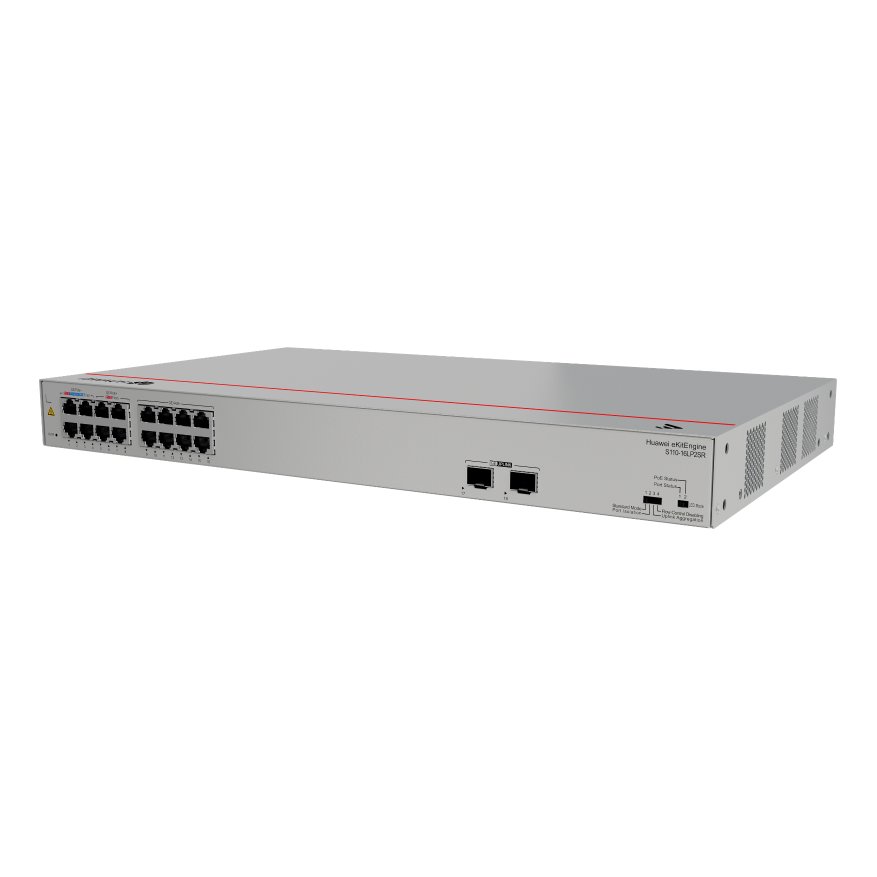 Huawei eKitEngine S110-16LP2SR Unmanaged Switch, 16 x GE, 2  1