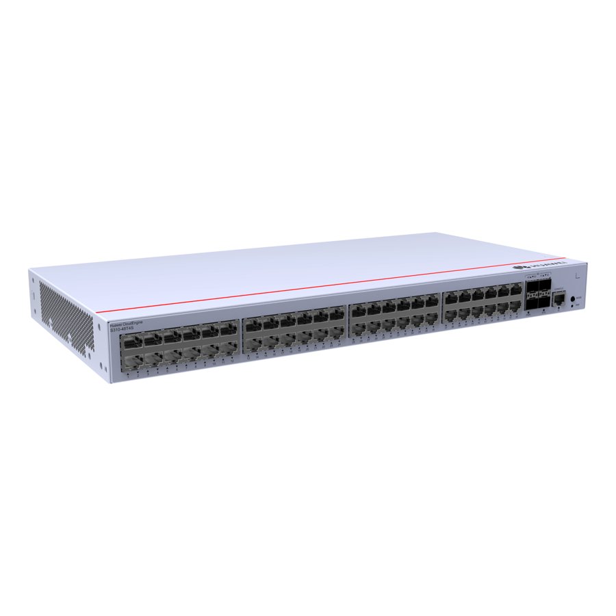 Huawei eKitEngine S310-48T4S Managed Switch, 48 x GE, 4 x GE 1