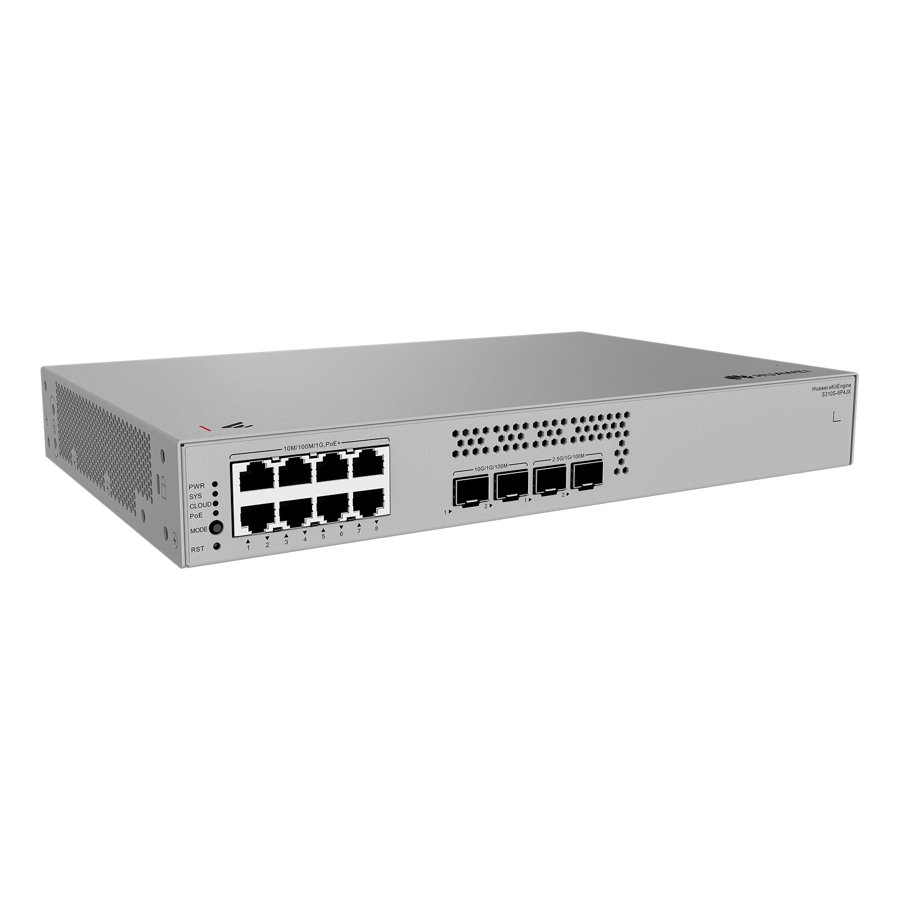Huawei eKitEngine S310S-8P4JX Managed Switch, 8 x GE PoE+, 2 1