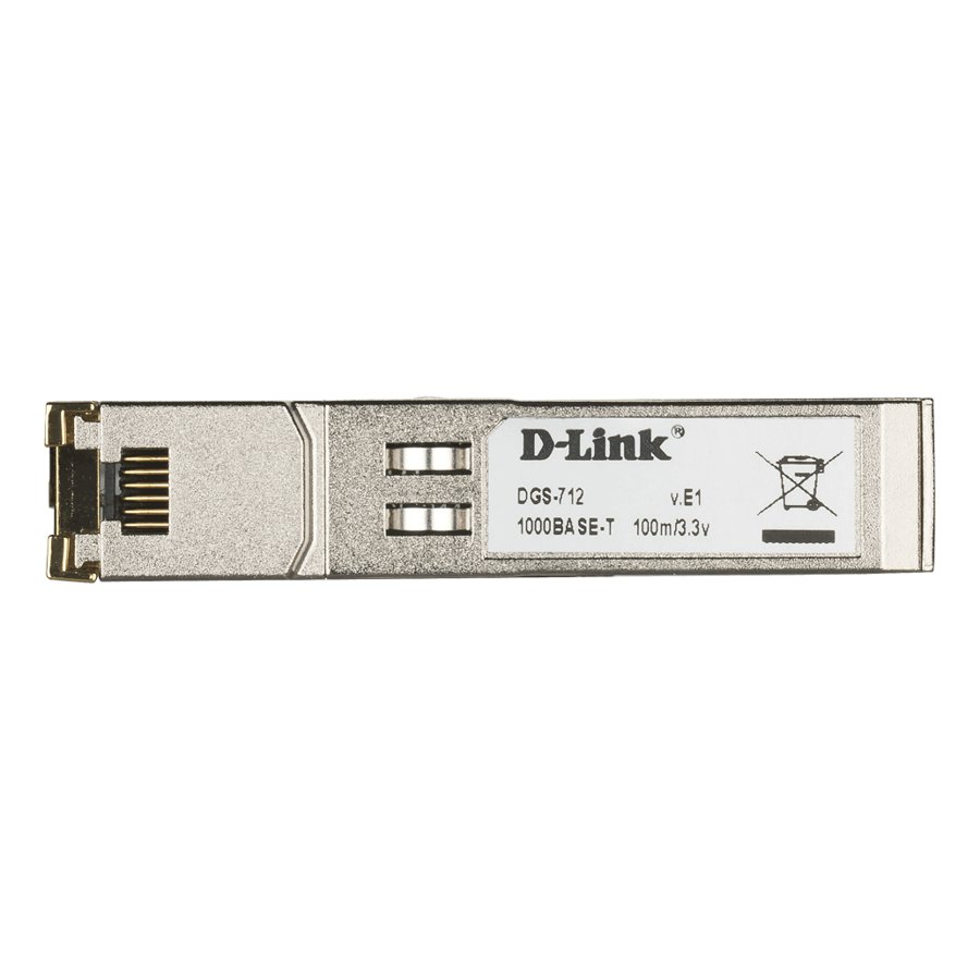D-Link DGS-712 1000Base-T Copper SFP Transceiver 1