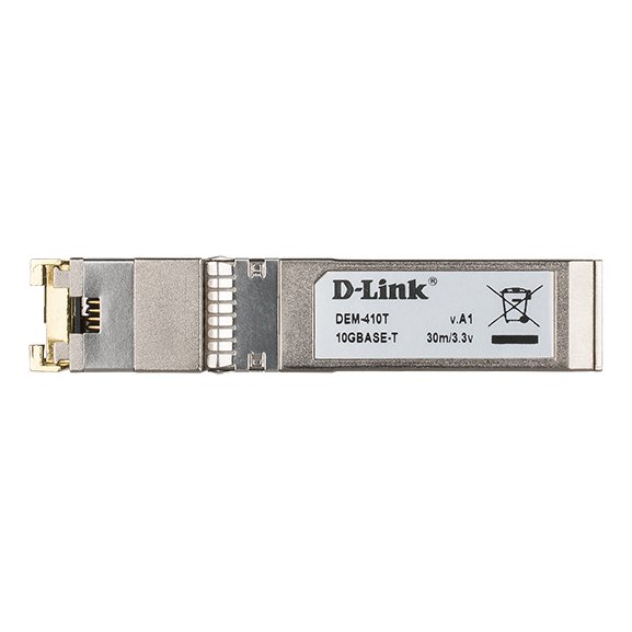 D-Link DEM-410T SFP+ 10GBASE-T Copper Transceiver 1