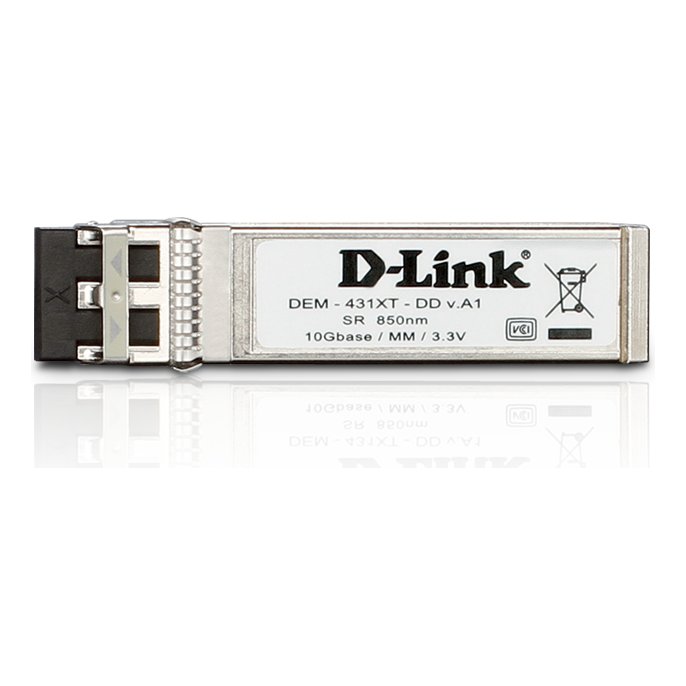 D-Link DEM-431XT-DD 10GBase-SR SFP+ Transceiver, DDM, 80/300 1