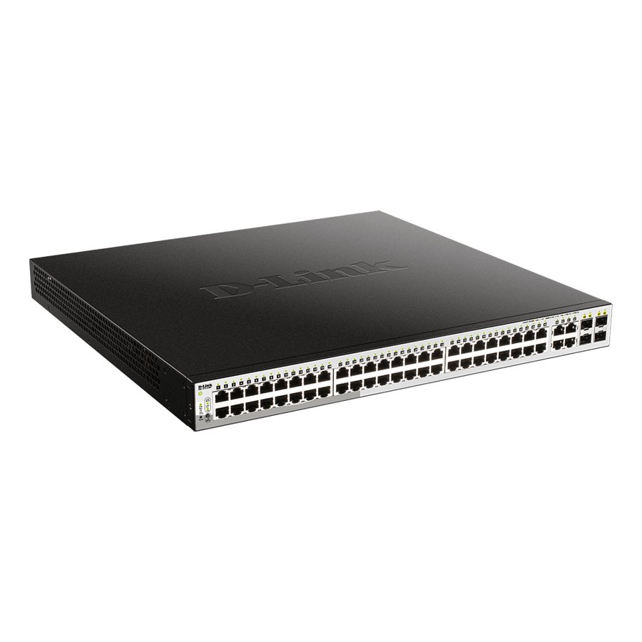 D-Link DGS-1210-52MP 52-Port Gigabit Smart Managed PoE Switc 1
