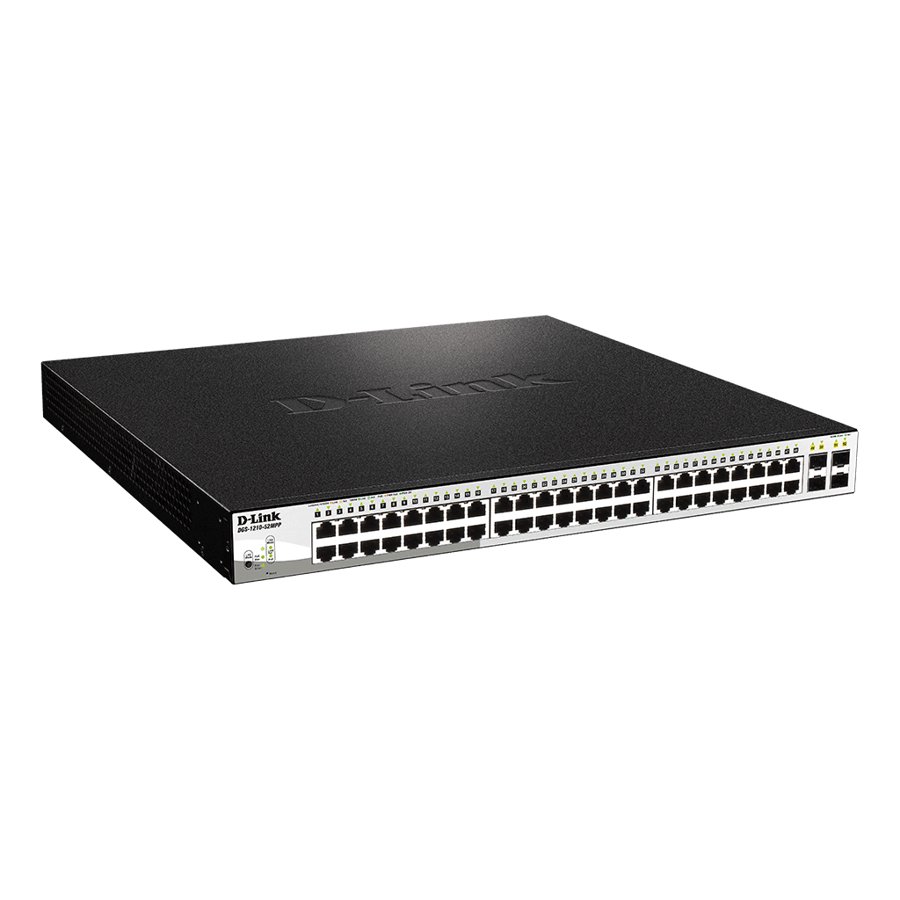 D-Link DGS-1210-52MPP 52-Port Gigabit Smart Managed PoE Swit 1