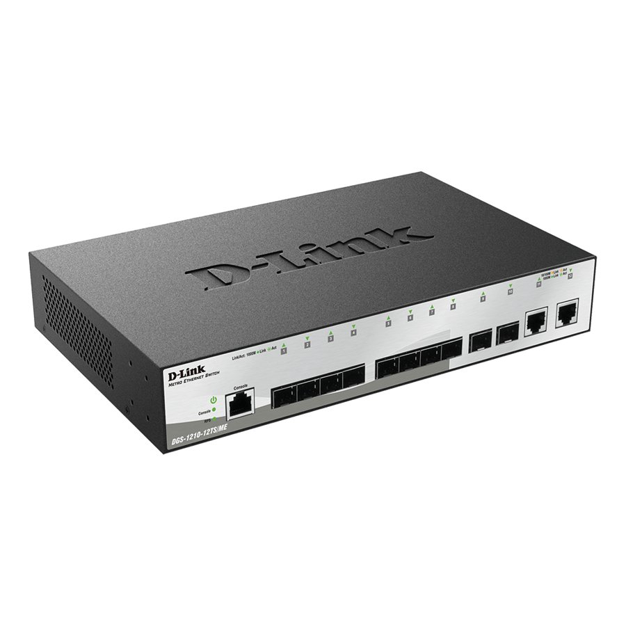 D-Link DGS-1210-12TS/ME 12-Port Gigabit Fiber Metro Ethernet 1