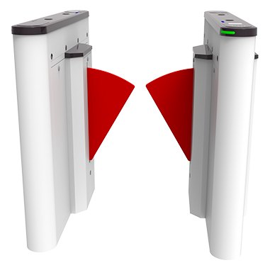 ZKTeco Saturn-F1200 Flap Barrier Turnstile (additional lane) 2