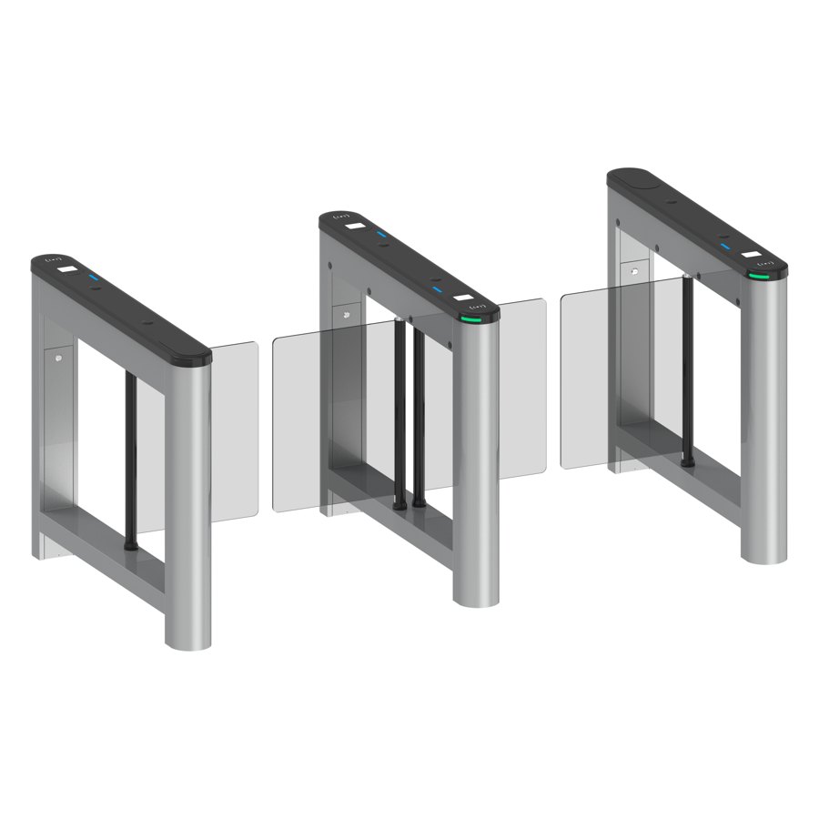 ZKTeco Saturn-S1200 Swing Barrier Turnstile (dual swing, add 1