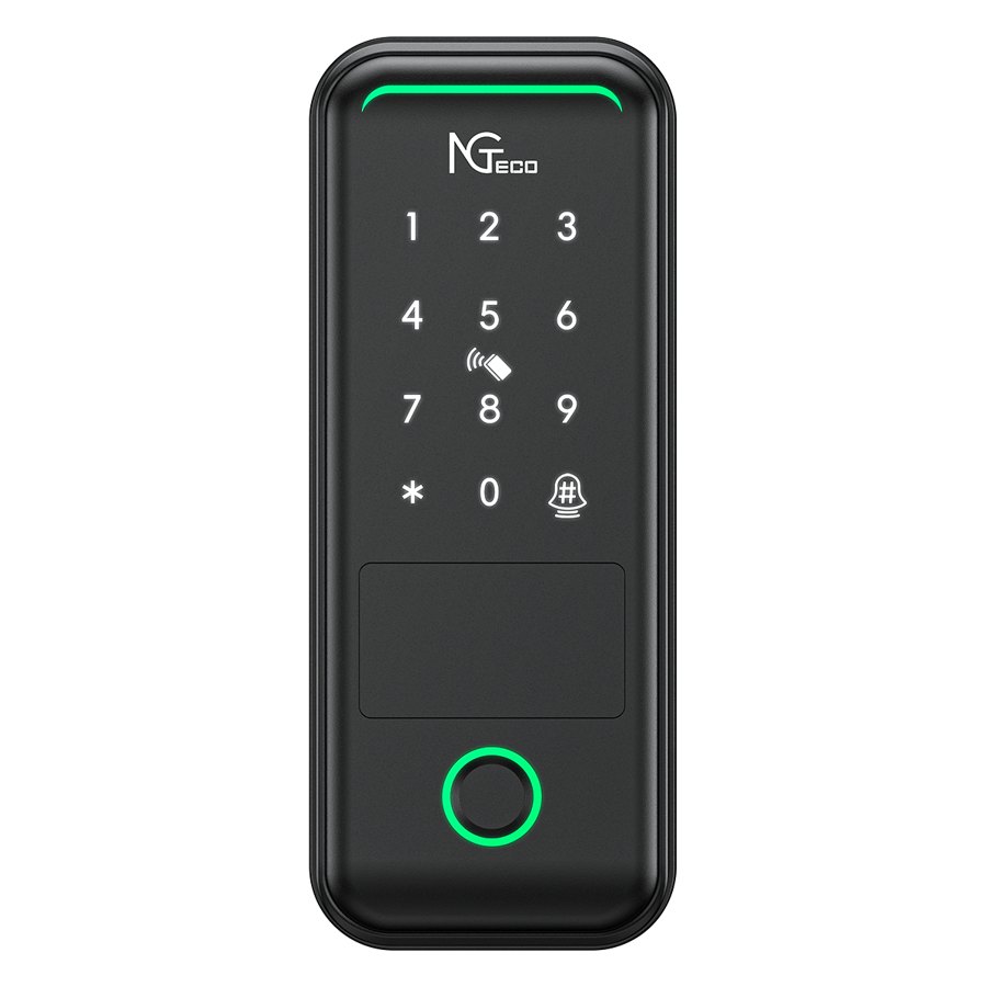 ZKTeco SL01-U530N Wi-Fi Fingerprint Smart Rim Lock, No Morti 1