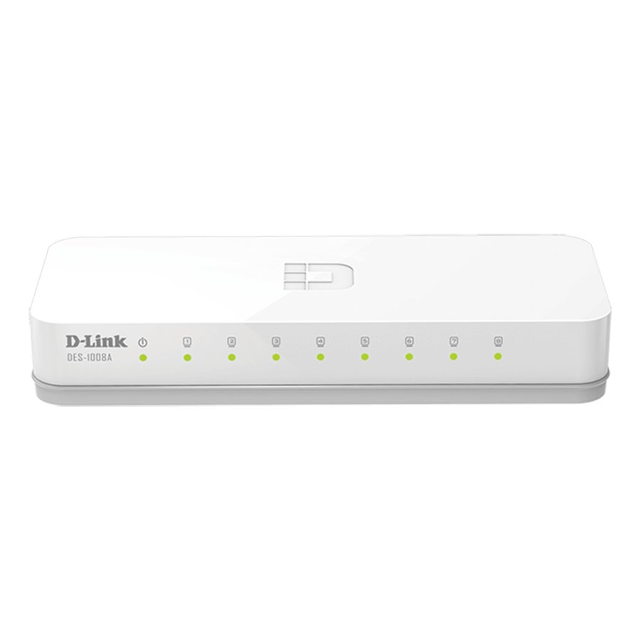 D-Link DES-1008A 8-Port Fast Ethernet Unmanaged Switch 1