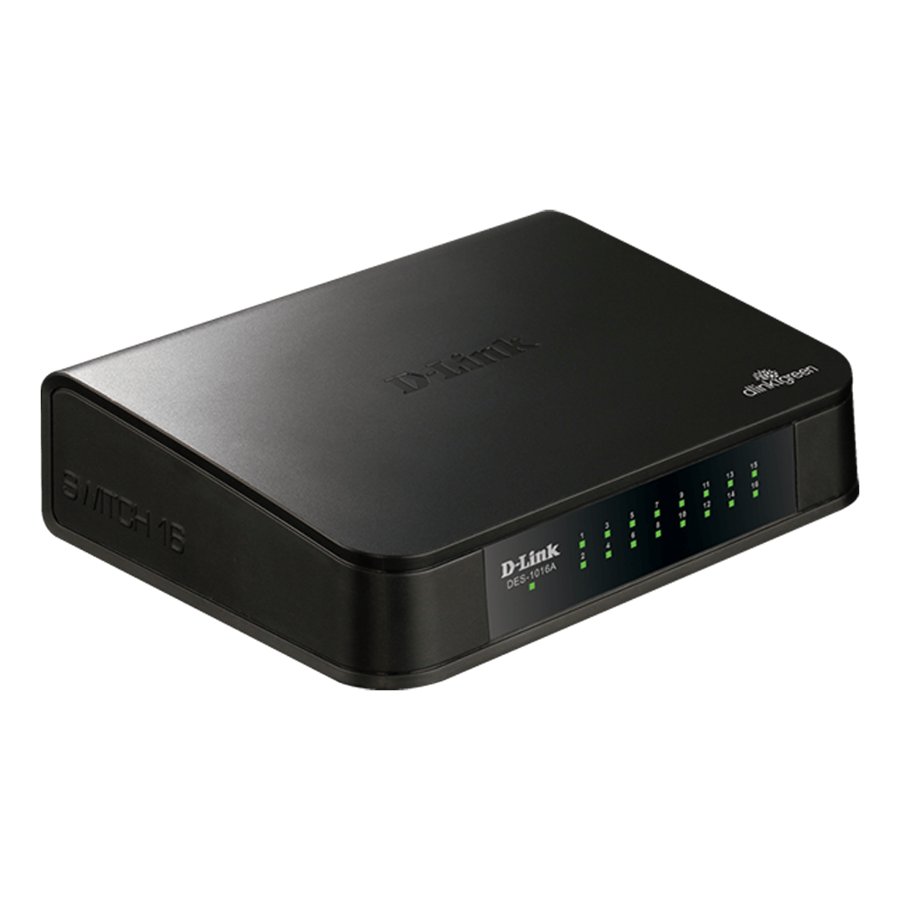 D-Link DES-1016A 16-Port Fast Ethernet Unmanaged Switch 1