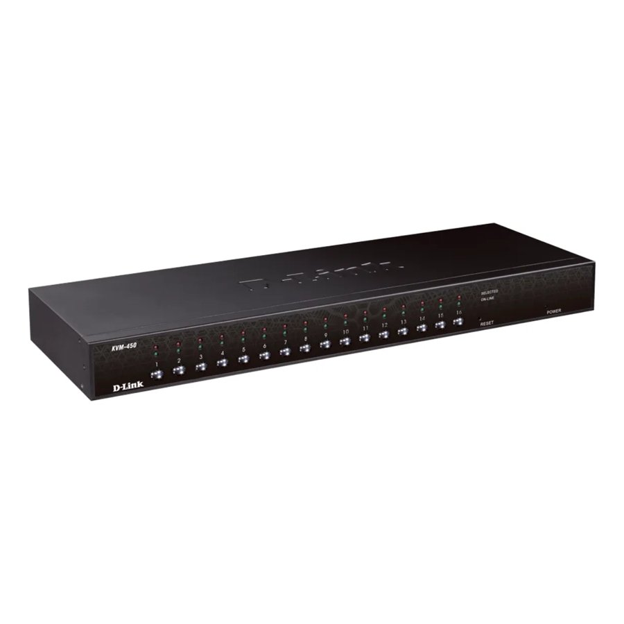 D-Link KVM-450 16 Port PS2 USB Combo KVM Switch 1