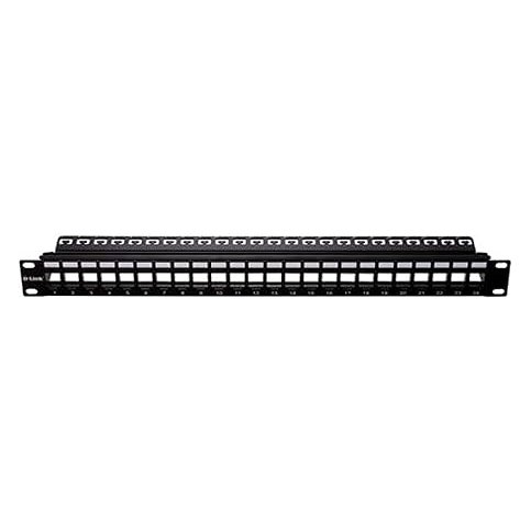 D-Link NPP-AL2BLK241 24 Port Unloaded Patch Panel for Shield 1