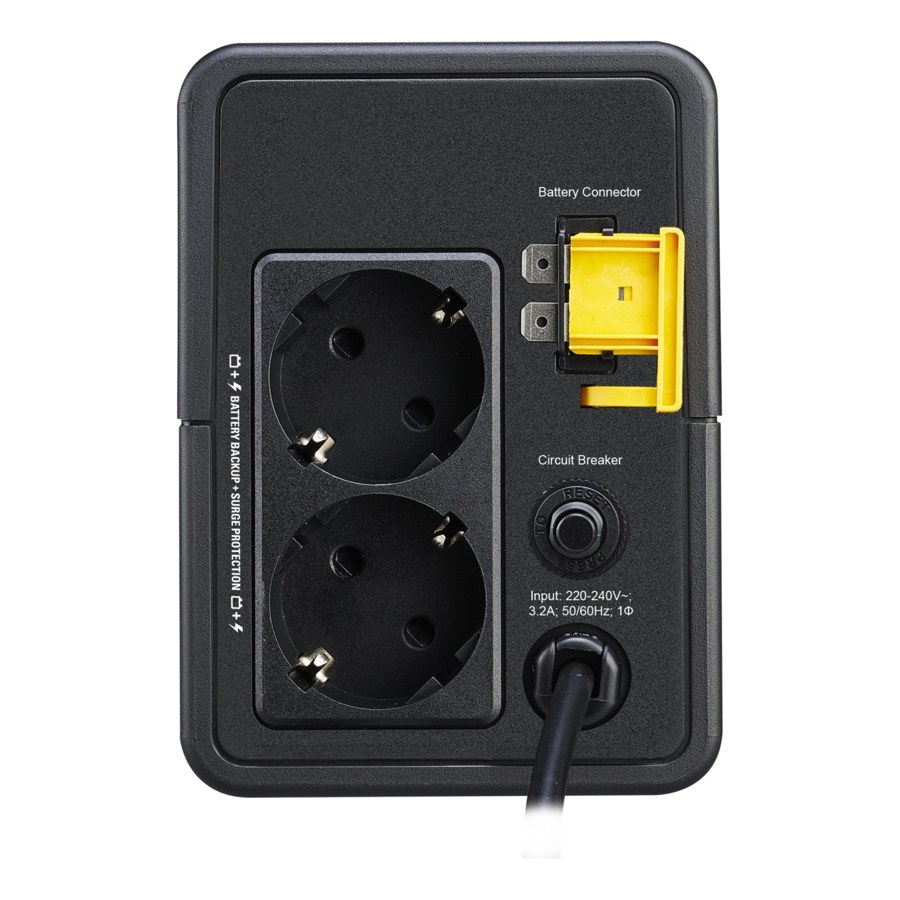 APC Easy UPS, 700VA, Tower, 230V, 2x CEE 7/3 Schuko outlets, 1