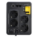APC Back-UPS, 950VA, Tower, 230V, 4x CEE 7/7 Schuko outlets, 1