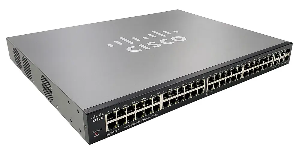 Cisco SG300-52P 52-Port Gigabit PoE+ Managed Switch