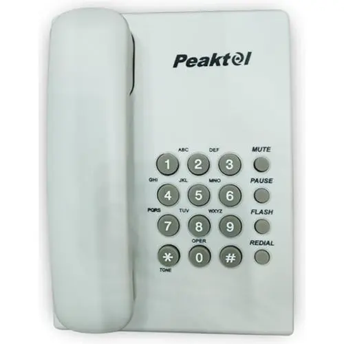 Peaktel Telephone Model FY-500 (White)