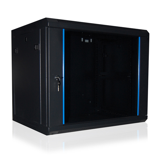 Green 9U Rack 60*45 With PDU And Fan