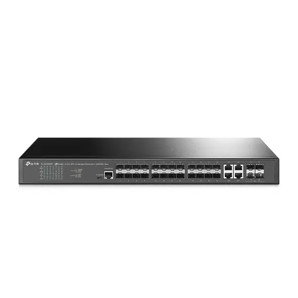 +Omada - JetStream 24-Port SFP L2+ Managed Switch with 4 10GE SFP+ Slots
