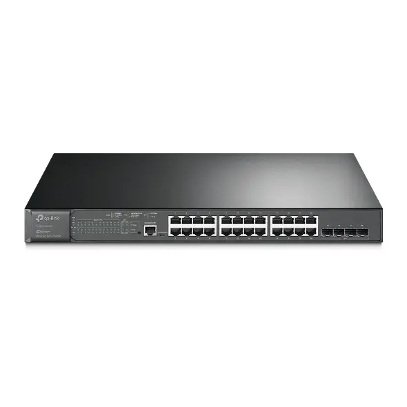 +Omada - 24-Port Gigabit and 4-Port 10GE SFP+ L2+ Managed Switch with 24-Port PoE