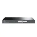 TP-LINK - JetStream 16-Port Gigabit Smart Switch with 2 SFP Slots