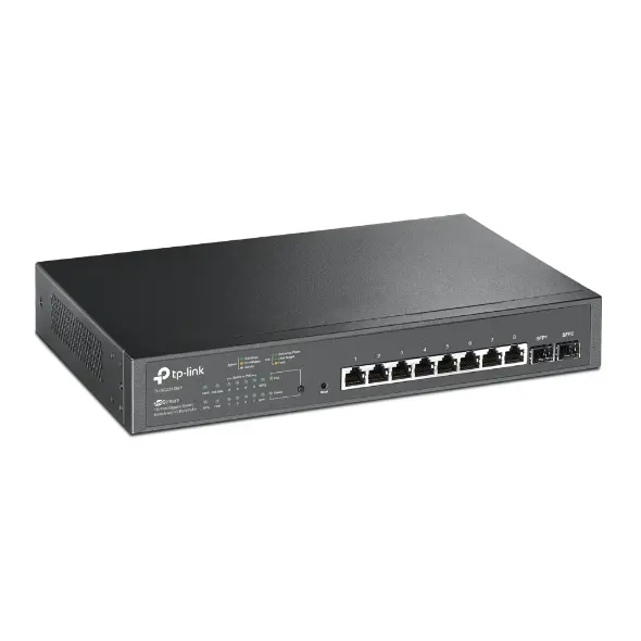 TP-LINK - JetStream 10-Port Gigabit Smart Switch with 8-Port PoE+