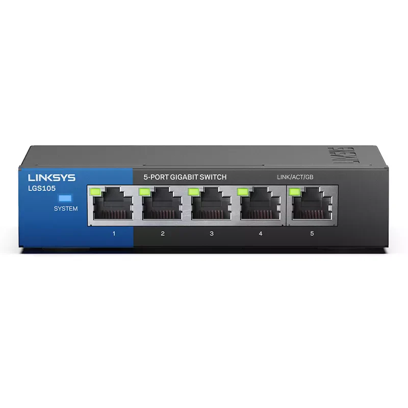 Linksys LGS105 5-Port Gigabit Unmanaged Network Switch