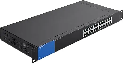 Linksys LGS124 24-Port Gigabit Unmanaged Network Switch