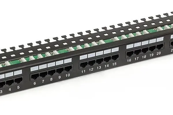 Netsys Patch Panel 24 Ports Cat6 UTP Fully Loaded