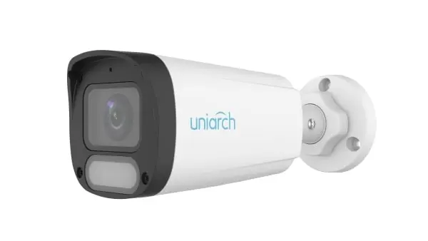 Uniarch 2MP ColorHunter Wise ISP Fixed Warm Light Bullet Network Camera Built-in Mic