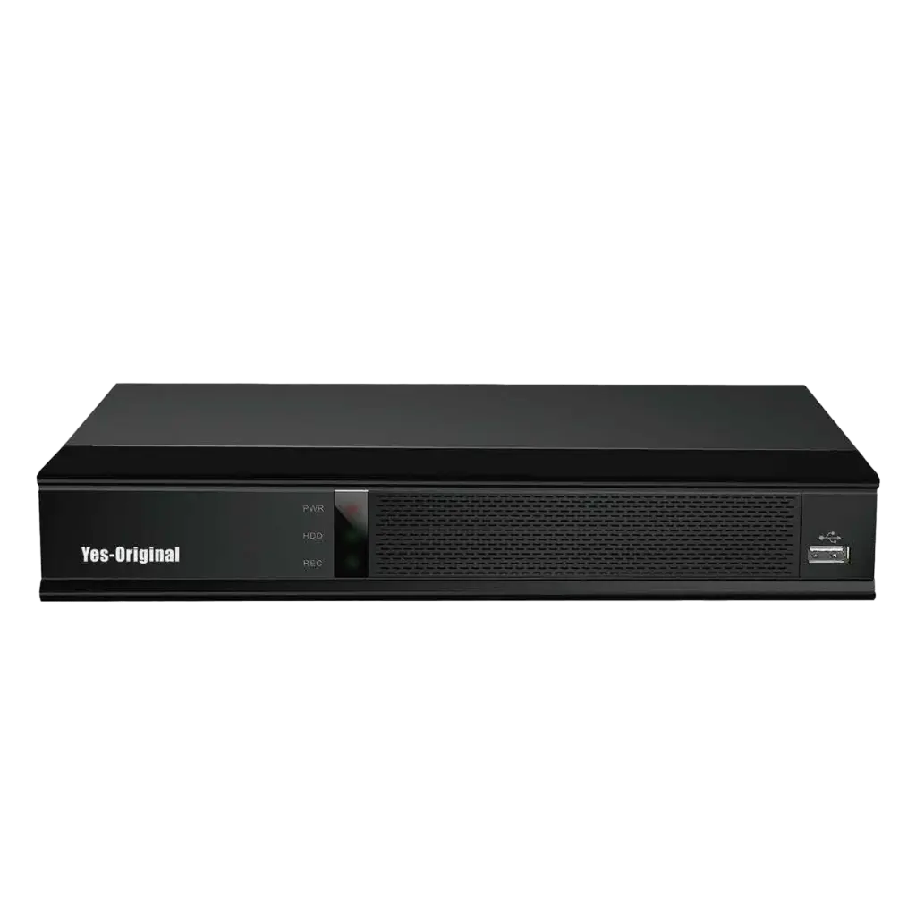 YES-ORIGINAL 1 HDD 4-ch 4 PoE 1U Network Video Recorder Up To 4K Resolution Recording