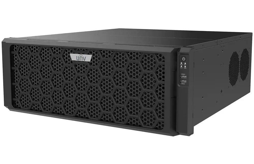 Uniview 24 HDDs 128-ch 4U Network Video Recorder Up to 32 Megapixels resolution recording