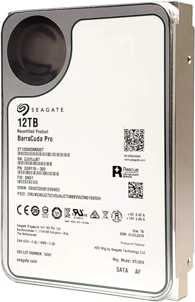 Seagate Hard Disk 12TB