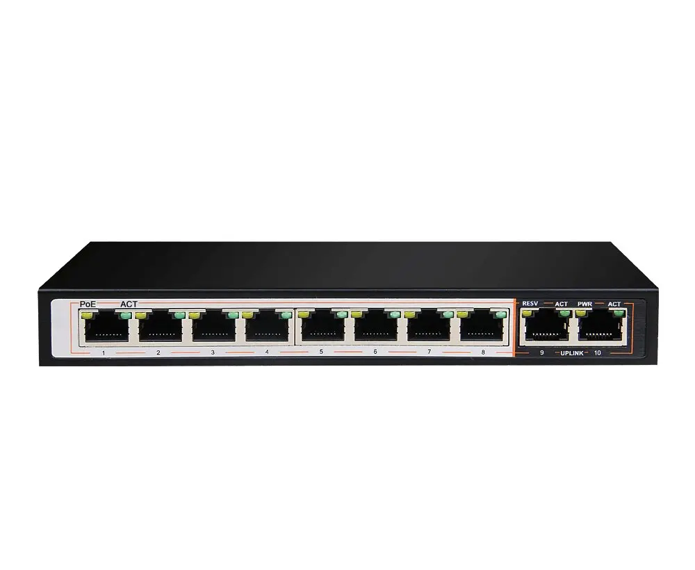 D-Link 8 Port Gigapite PoE Switch + 2UP Link