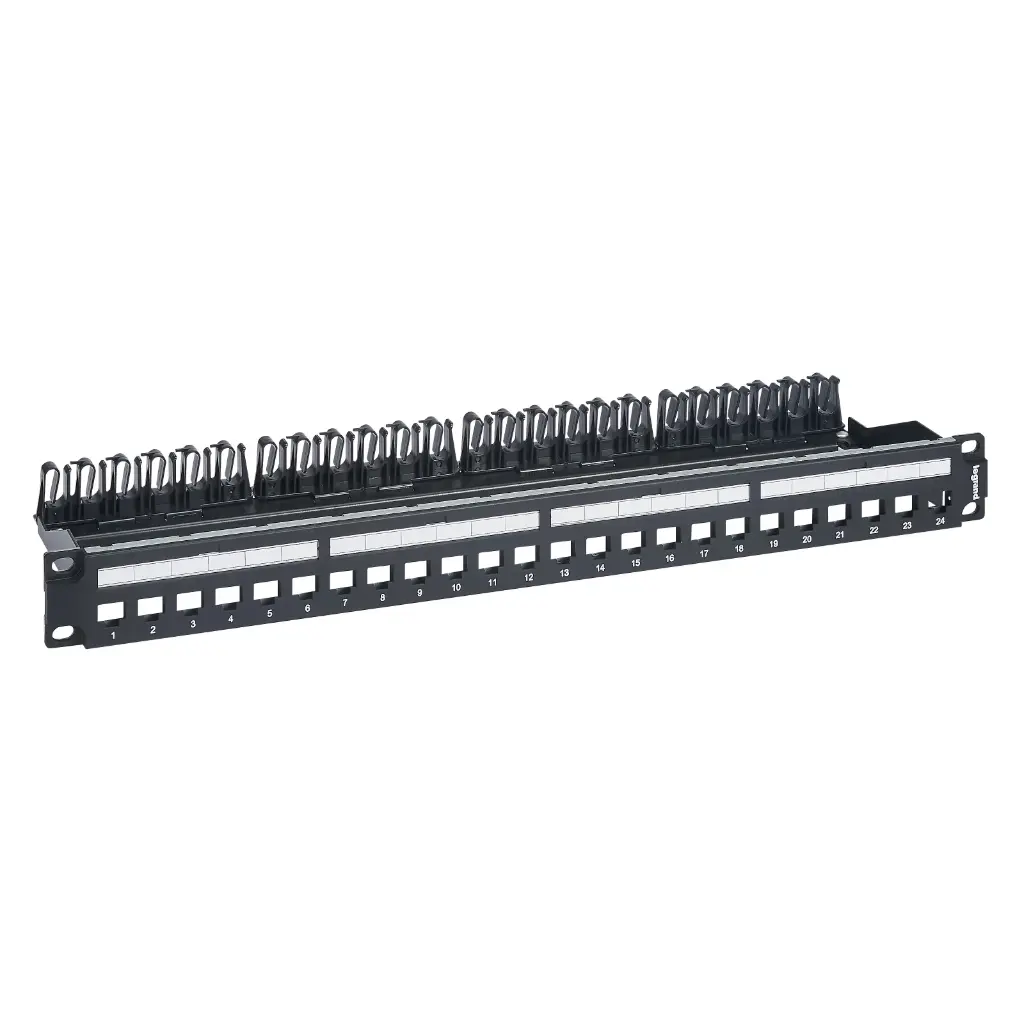 Legrand Patch Panel 24-Port Cat6 Unloaded