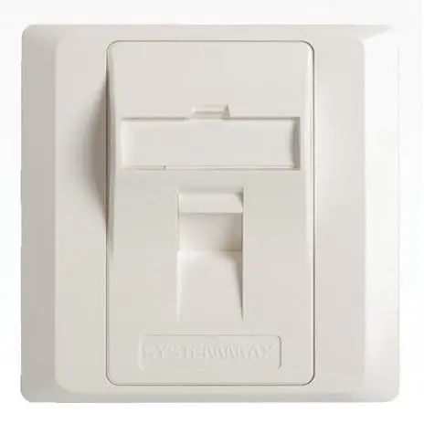System Max Face Plate 1-Port
