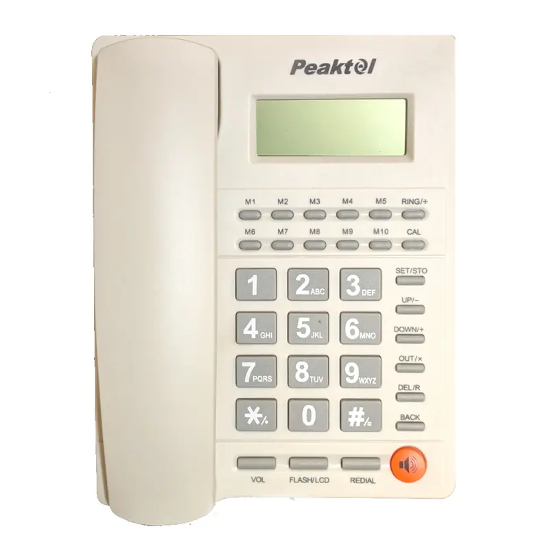 Peaktel Telephone Model T219CID (White)