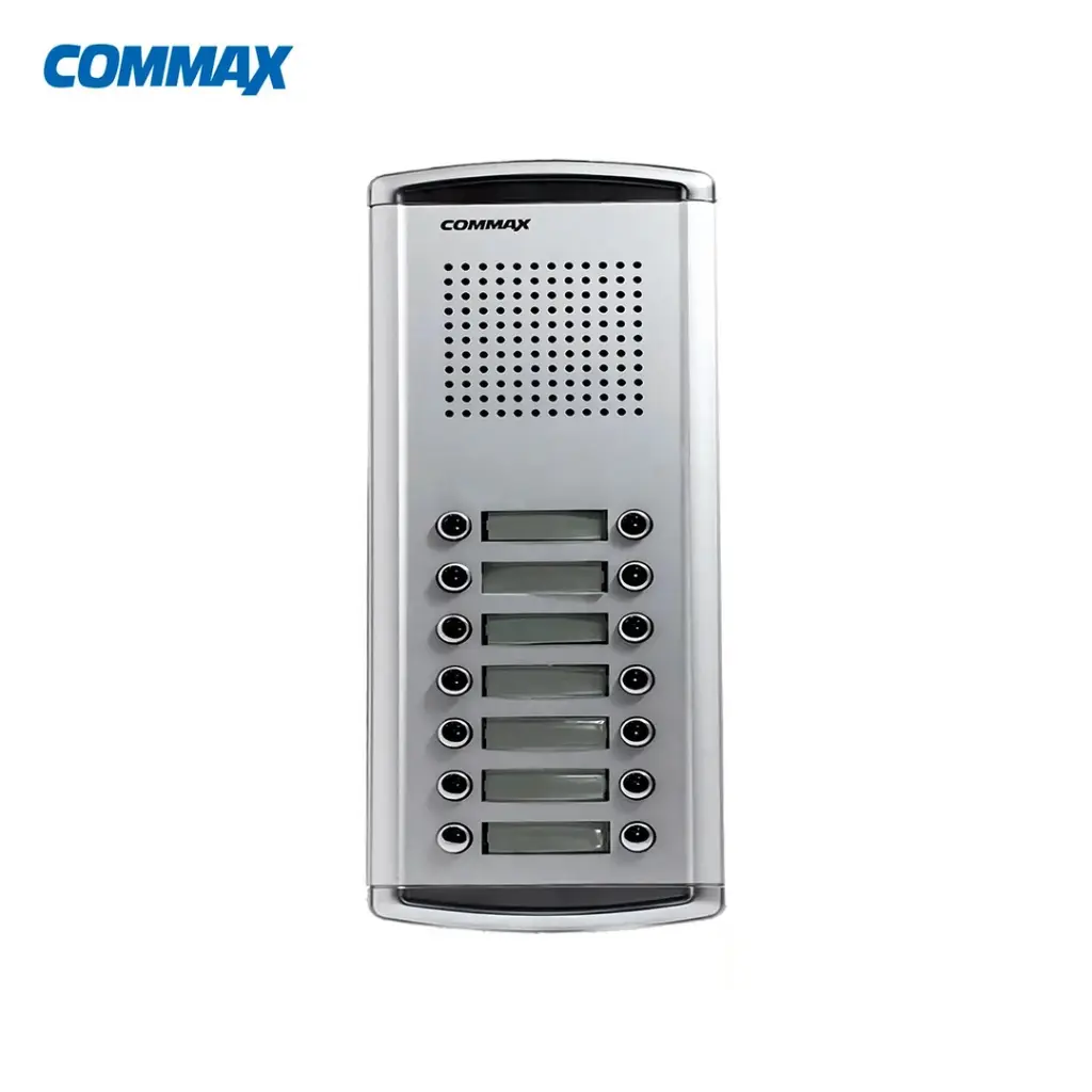 Commax Intercom 14 Buttons Audio Outdoor Aluminum Panel