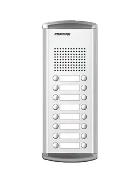 Commax Intercom 16 Buttons Audio Outdoor Aluminum Panel