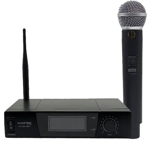 Master Team Wireless Microphone System 1 Channel With 1 Mic