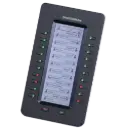 Grandstream Extension Module For GXP2170, GXP2140 And GXV3240. 128x384 Backlit LCD, 20 Dual-Color Buttons, 2 Pages, Daisy-Chain Up To 4 Modules