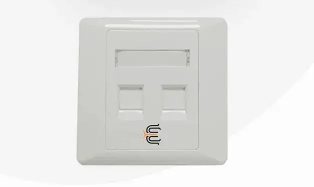 EC Face Plate 2 Port