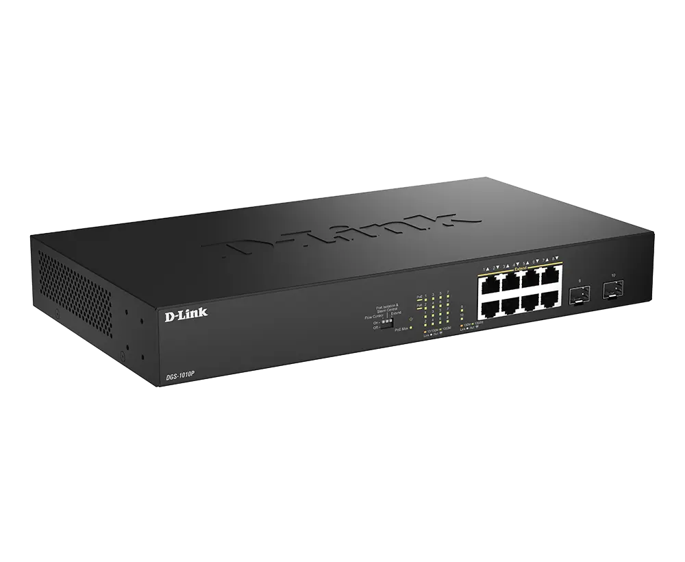 D-Link 10-Port Gigabit Unmanaged PoE Switch