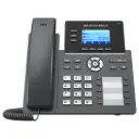 Grandstream Essential P Phone - 6 SIP Accounts - 3 Lines - 2x GbE PoE - 132x64 (2.7") Backlit LCD - 8 BLF Keys - No PSU