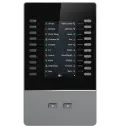 Grandstream Extension Module For GRP2615 - GRP2624 - GRP2650 - GRP2670 - GXV3350 And GXV3450 - 480x272 Color LCD - 20 Dual-Color Buttons - 2 Pages - Daisy-Chain Up To 4 Modules