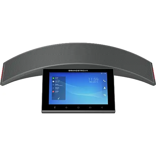Grandstream Audio Conference IP Phone - 2 SIP Accounts - 1x GbE PoE - Wi-Fi - 1280x800 (7") Color LCD - Android 10 - Zoom Microsoft Teams - 3300mAh Battery - 12V/2A PSU