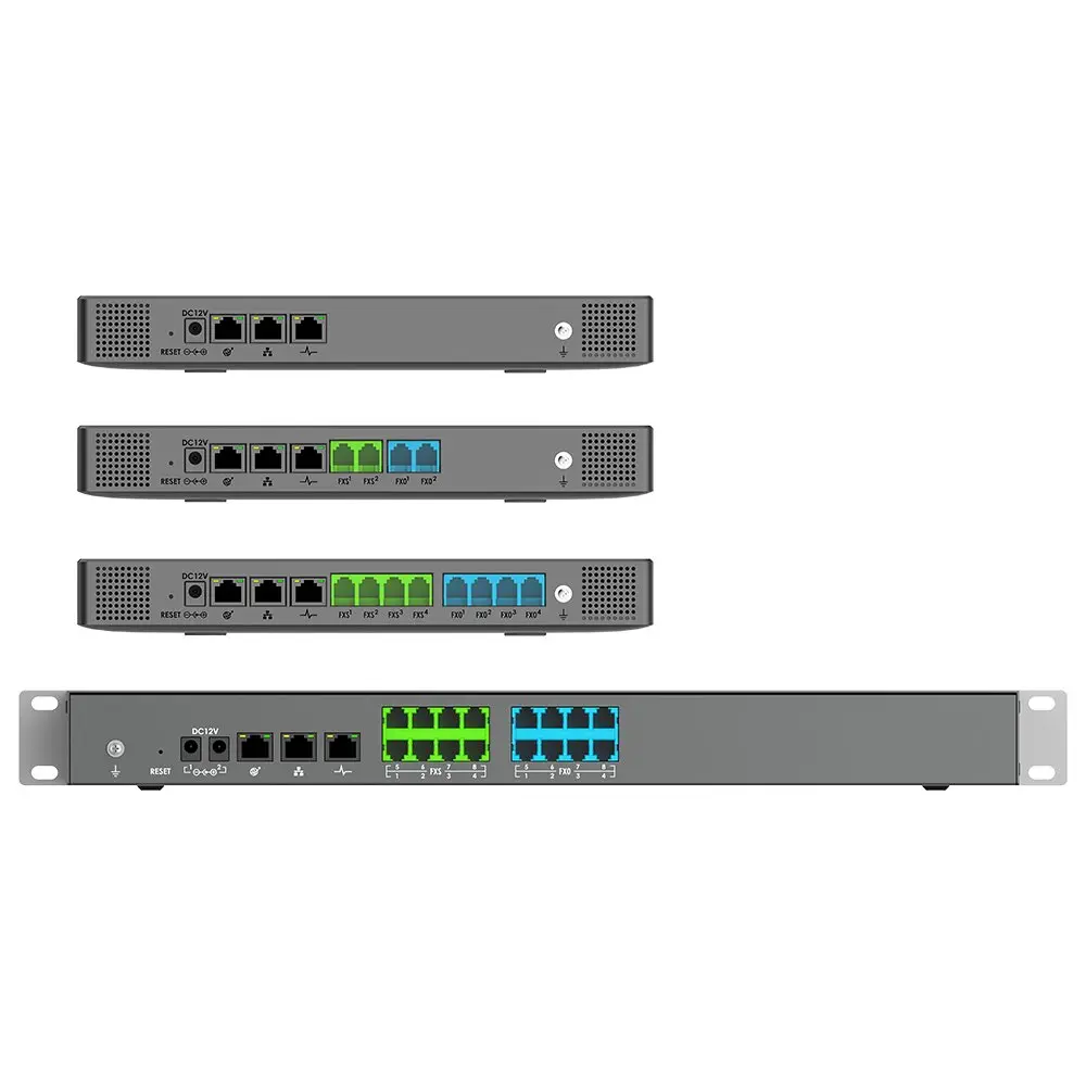Grandstream IP PBX Appliance - 2x GbE PoE LAN/WAN - 1 Hot Standby Port - 250 SIP Users - 50 Concurrent Calls - UCM RC - 12V/1.5A PSU