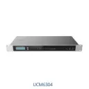Grandstream IP PBX Appliance - 4 RJ11 FXS - 4 RJ11 FXO - 2x GbE PoE LAN/WAN - 1 Hot Standby Port - 2000 SIP Users - 200 Concurrent Calls - UCM RC - VideoServer - 12V/2A PSU