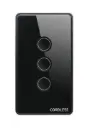 Cordless CL-03G Smart Touch Wall Switch - 3-Gang - Wireless App Control - LED Compatible - Tuya App - Google Assistant