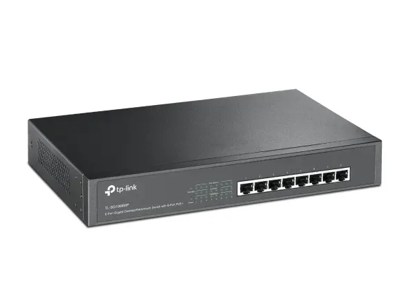 TP-LINK 8-Port Gigabit Desktop/Rackmount Switch with 8-Port PoE+